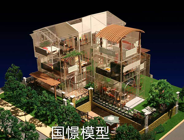 罗城建筑模型
