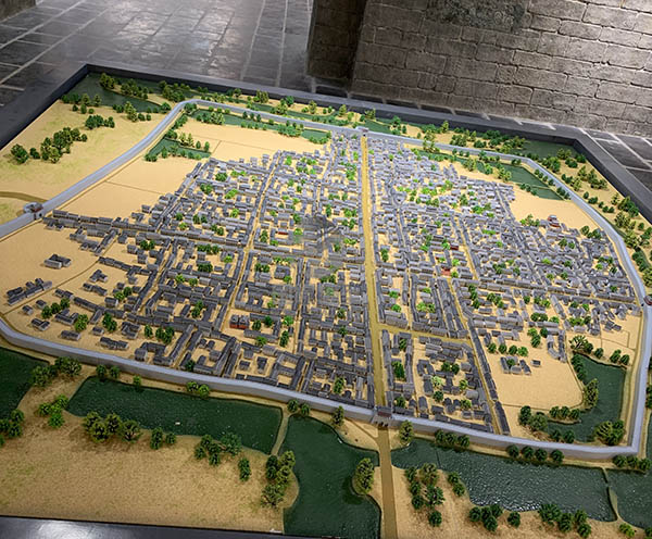 罗城建筑模型