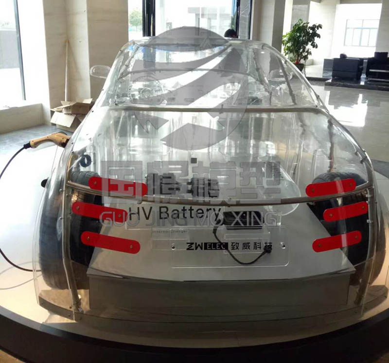 罗城透明车模型